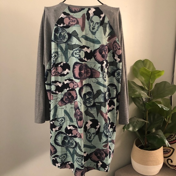 ❌SOLD❌LulaRoe Frankenstein Head Top- 2XL - Picture 4 of 4